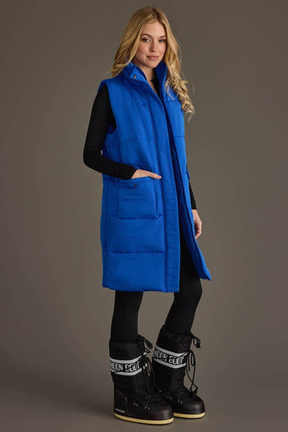 Royal Blue Long Vest